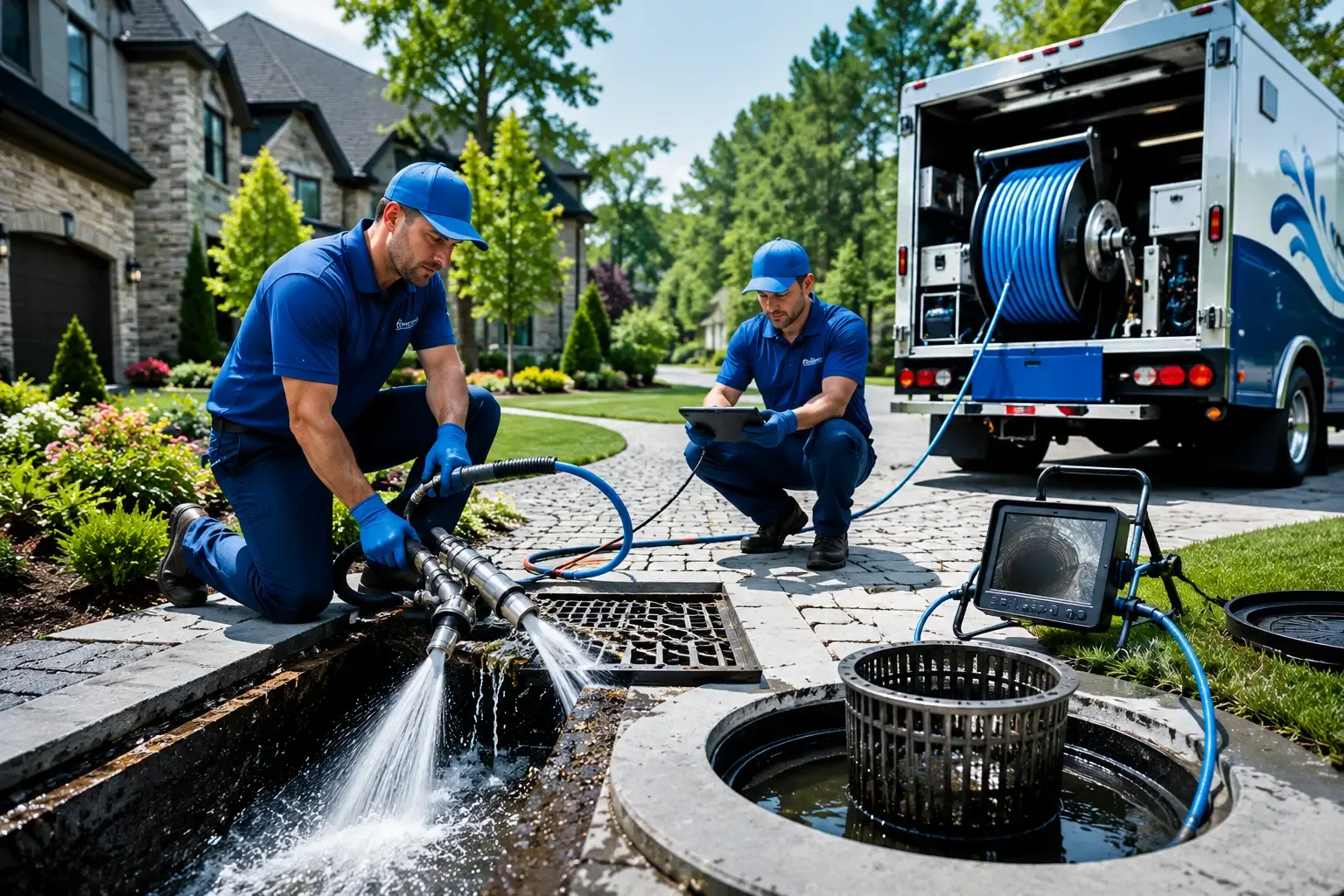 Local outdoor drain cleaning professionals in Titusville, NJ